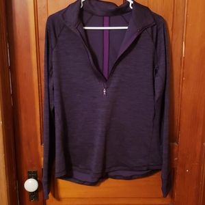 women's large under armor zipper sweatshirt